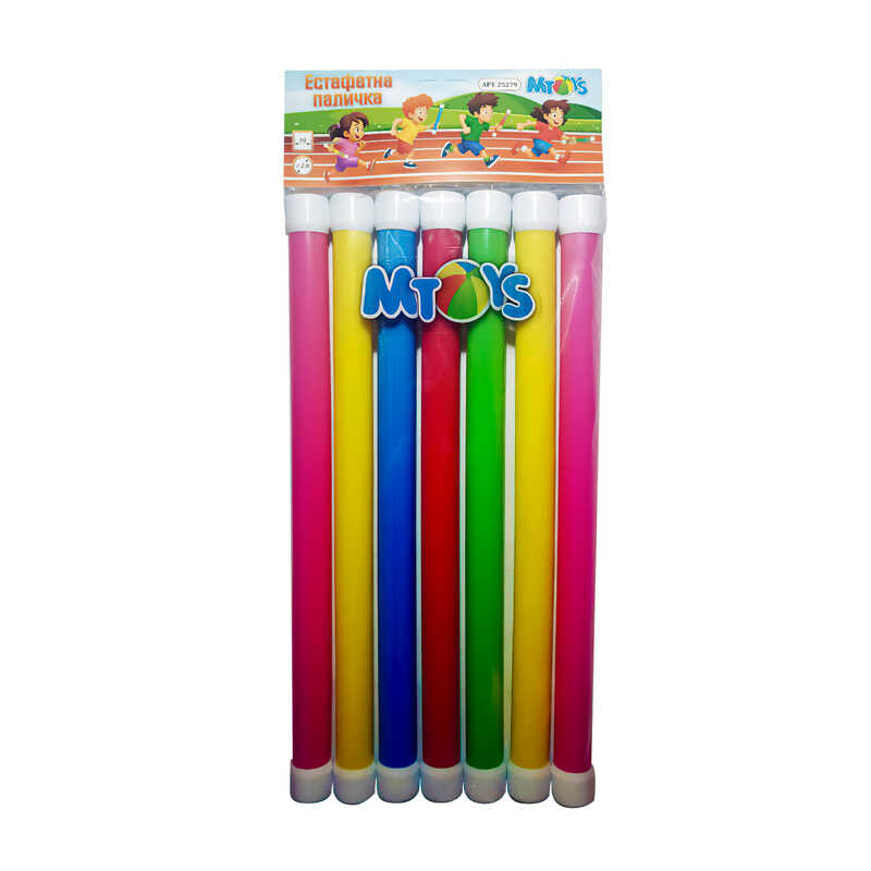 гр Естафетні палички 25279 (25) "M Toys", d=2,0, довжина 30см, 7 штук, в пакеті