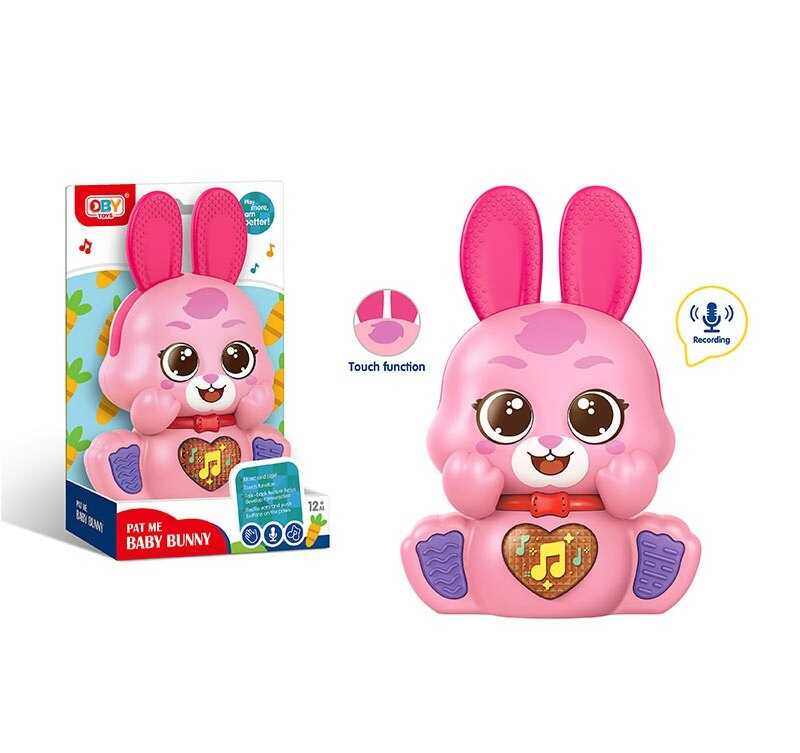 Музична іграшка O 13803 (96/2)гумові прорізувачі,мелодії,звуки, підсвічування, запис та відтворення голосу сенсорна ділянка,на батарейках, в коробці