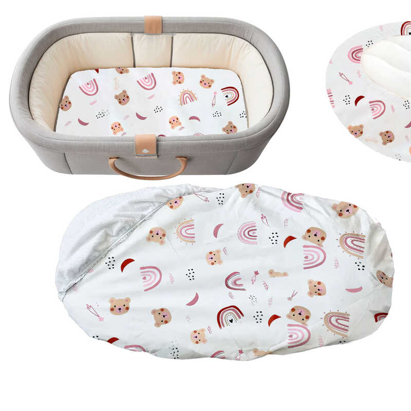 гр Простирадло на резинці АКВА-СТОП для дитячого візочка 22075 (1) тканина мембранна МАХРА, ФЛАНЕЛЬ, розмір 80*45 см "Bimbo"