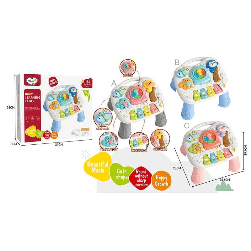 Ігровий музичний столик 368-24 B (24) в коробці