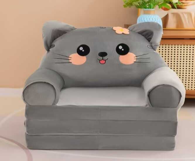 Крісло розкладне м’яке M 19929 (12) “Котик”, 50х38х43 см, у розкладеному вигляді - 120 см, в пакеті