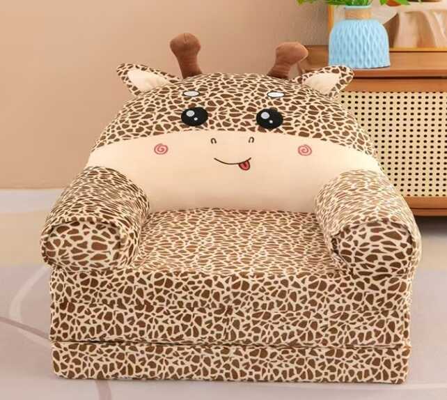 Крісло розкладне м’яке M 19933 (12) “Жирафа”, 50х38х43 см, у розкладеному вигляді - 120 см, в пакеті