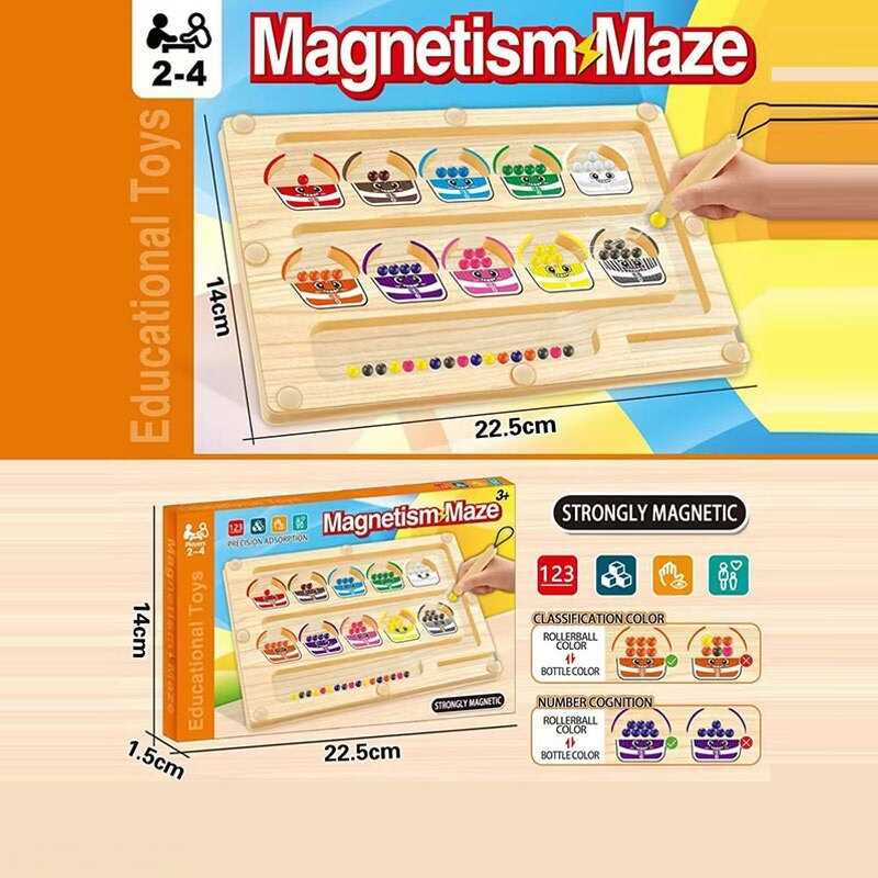 Магнітна гра JD 758-29 (200) магнітний стилус, сортер, кульки, в коробці