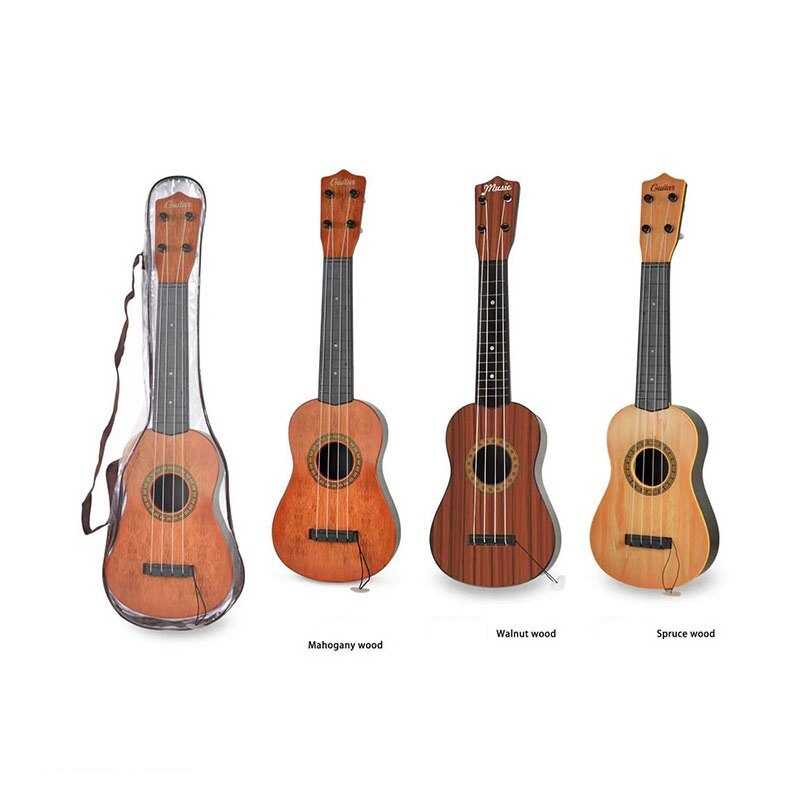 Гітара 368-3 C (60/2) висота 54 см, 4 струни, медіатор, чохол, в коробці, ВИДАЄТЬСЯ МІКС ВИДІВ