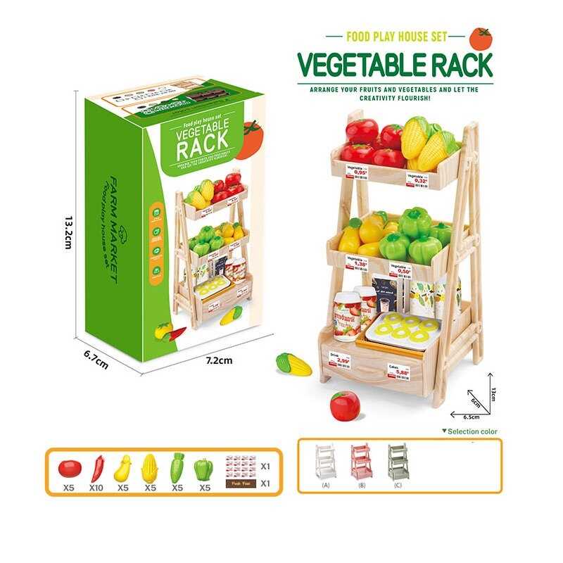 Набір продуктів SY 2113-4 (180/2) стенд з продуктами, муляжі овочів, в коробці