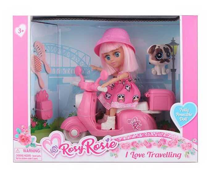 Лялька RR 011 (48/2) висота: 16 см, шарнірні суглоби, знімний одяг, улюбленець, аксесуари, в коробці