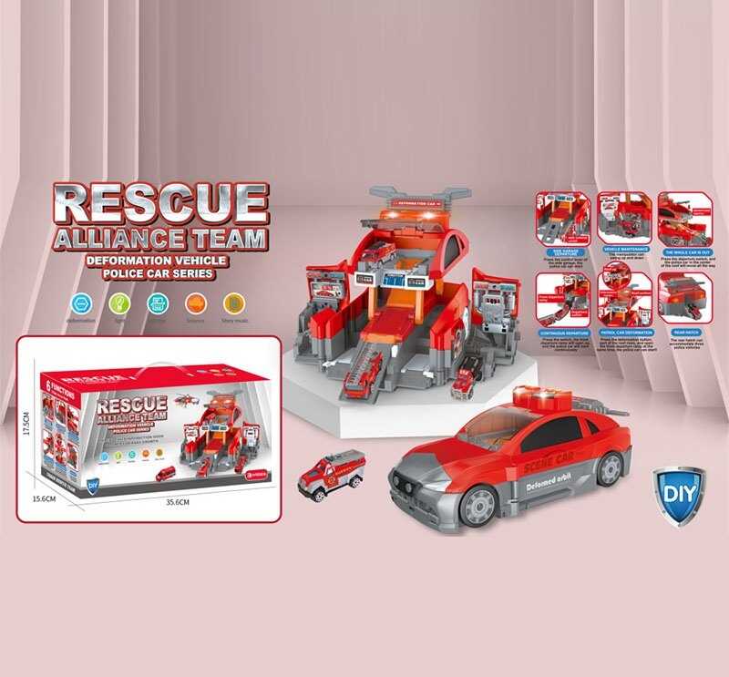 Трек 196 (24) складається у велику машинку, 6 металопластикових машинок в комплекті, звуки, підсвічування, казки, пісні, рухливі елементи, в коробці