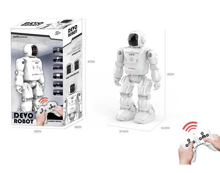 Робот на радіокеруванні RC 2108 ШТРИХ=80330 (8)  висота: 40 см, пульт, керування жестами, ходить, їде, звуки, підсв., сенсорний датчик, в коробці