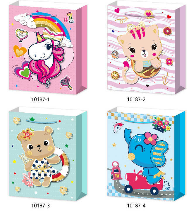 Пакет подарунковий C 75694 (360) 4 види, ВЕЛИКИЙ, ВИДАЄТЬСЯ ТІЛЬКИ МІКС ВИДІВ