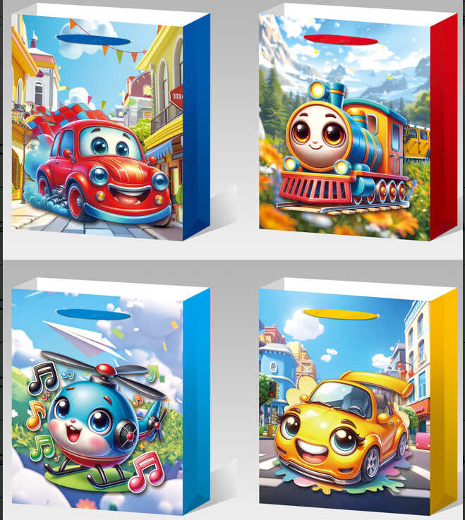 Пакет подарунковий C 75720 (720) 4 види, МАЛЕНЬКИЙ, ВИДАЄТЬСЯ МІКС ВИДІВ