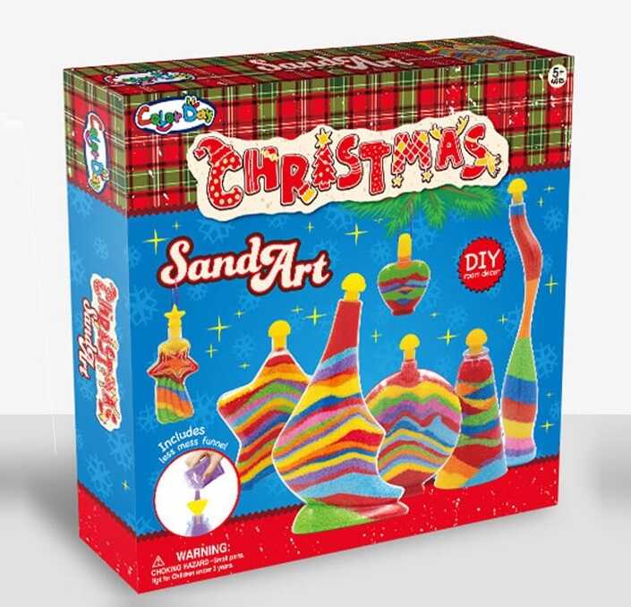 Набір для творчості 8930 (24) 8 кольорів, інструменти, 7 пляшечок, в коробці