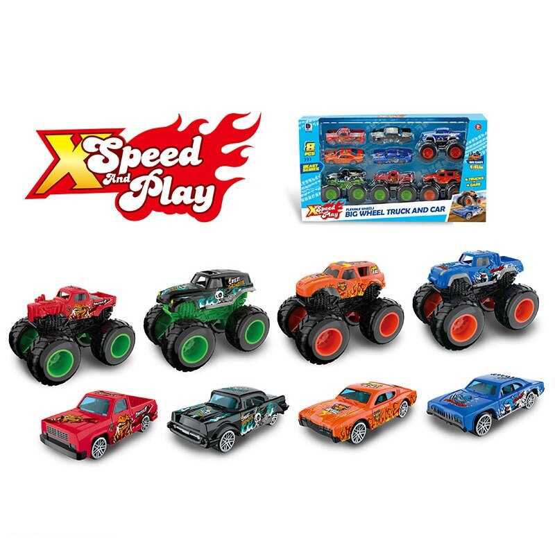 Набір машин 661-1030 (36) 8 штук, металопластик, в коробці