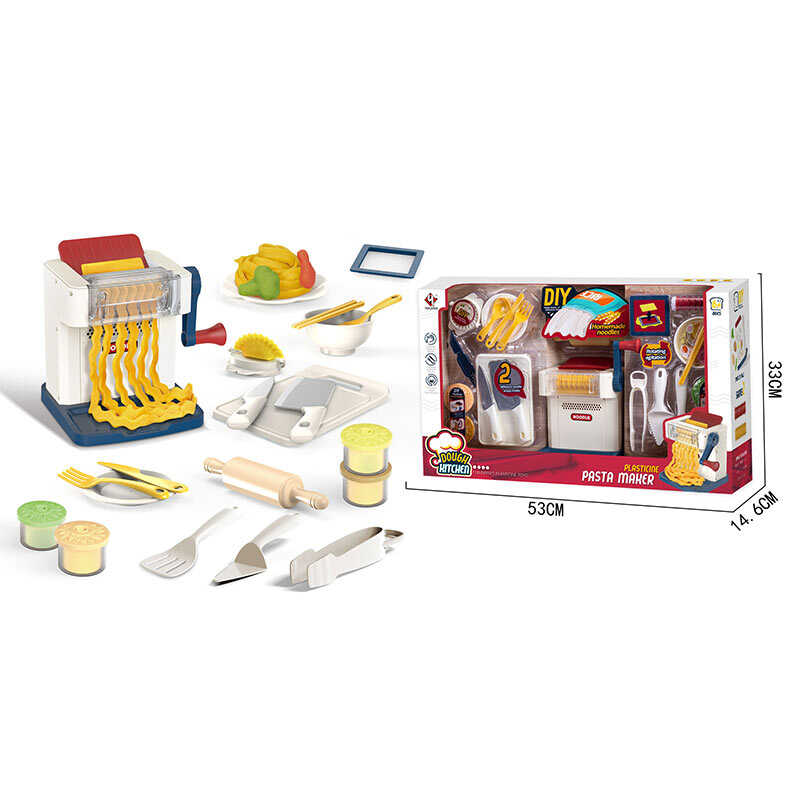 Тісто для ліплення 6695 (12) екструдер, 4 баночки з тістом, дощечка, щипці, ножі, лопатки, скалка, в коробці