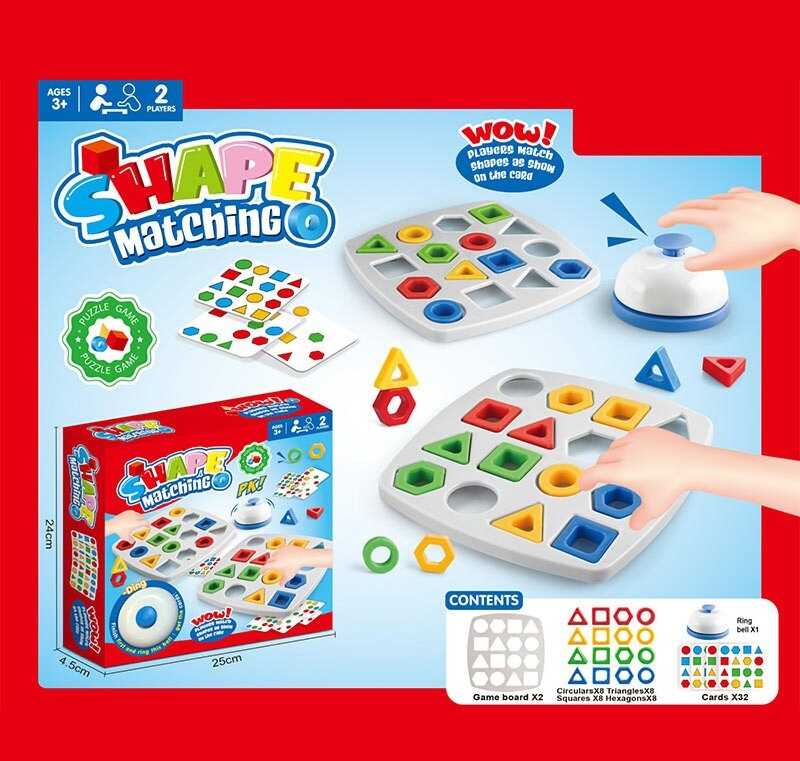 Настільна гра CY-J 17 (84) дзвінок, 32 картки із завданнями, 2 дошки для гри, в коробці