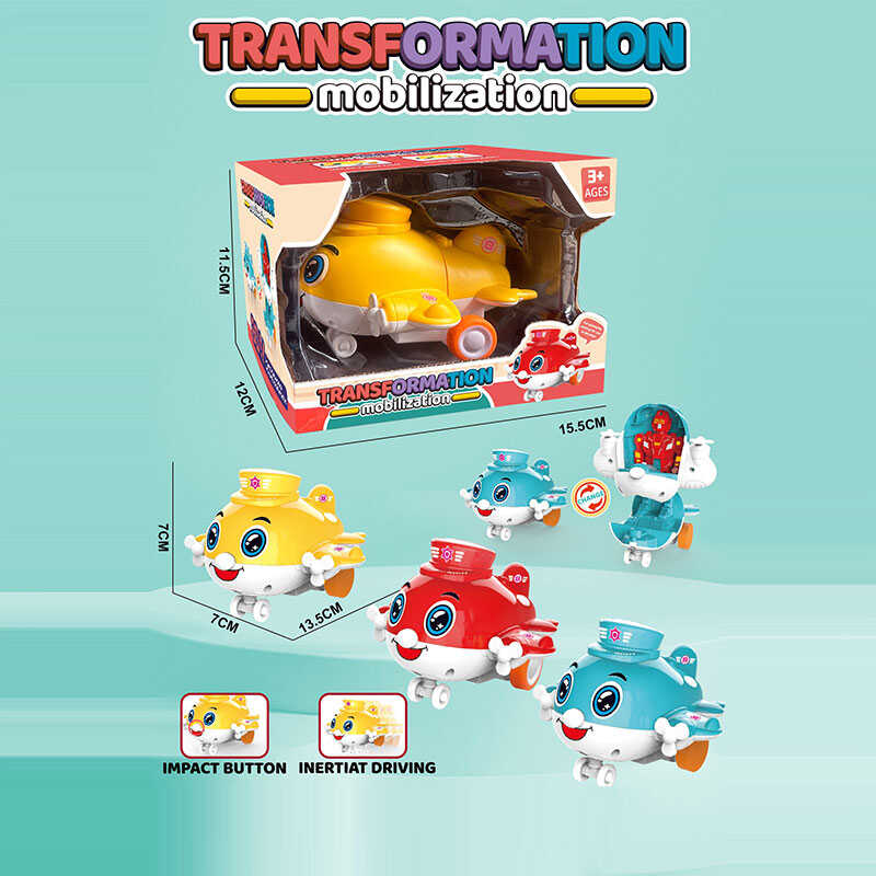 Літак-трансформер 8605 (144/2) 3 кольори, інерція, трансформується, гумові колеса, в коробці, ВИДАЄТЬСЯ ТІЛЬКИ МІКС ВИДІВ