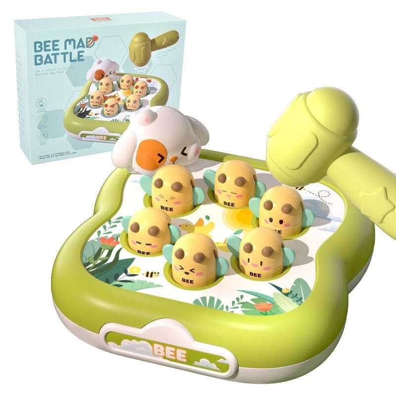 Стукалка YB 11614 (48) механічний принцип роботи, фігурка, молоточок, в коробці