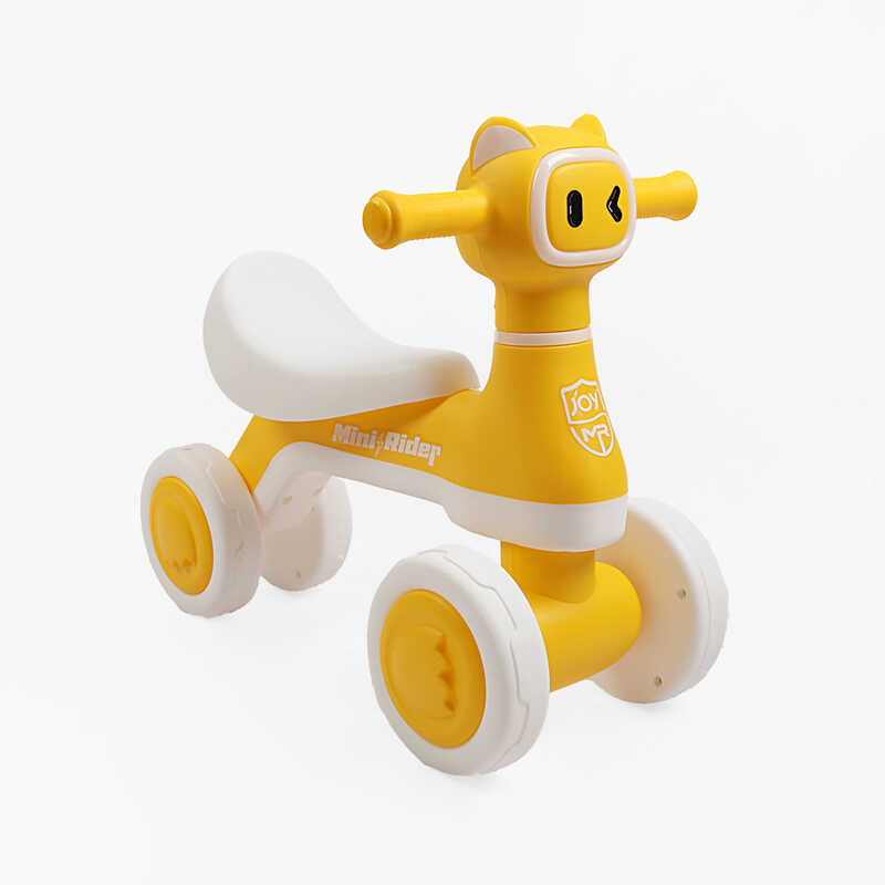 Велобіг JOY 4-х колісний JW-21433 (1) колеса PU, рама пластик, пісні, УКРАЇНСЬКЕ ОЗВУЧУВАННЯ, підсвічування, сидіння 27х11 см, в коробці