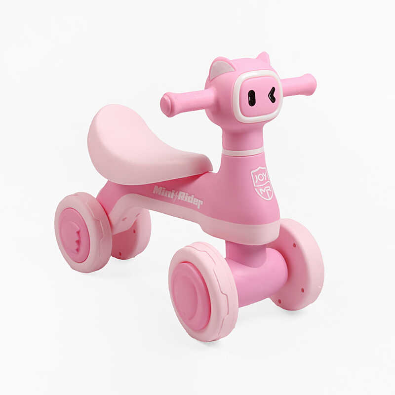 Велобіг JOY 4-х колісний JW-10259 (1) колеса PU, рама пластик, озвучування та підсвічування, в коробці