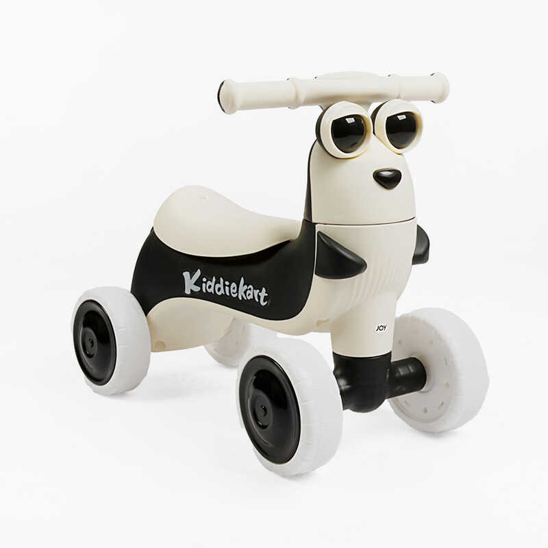 Велобіг JOY 4-х колісний SL-30048 (1) Чорний, колеса PU, рама пластик, пісні, УКРАЇНСЬКЕ ОЗВУЧУВАННЯ, підсвічування, сидіння 20х11 см, в коробці