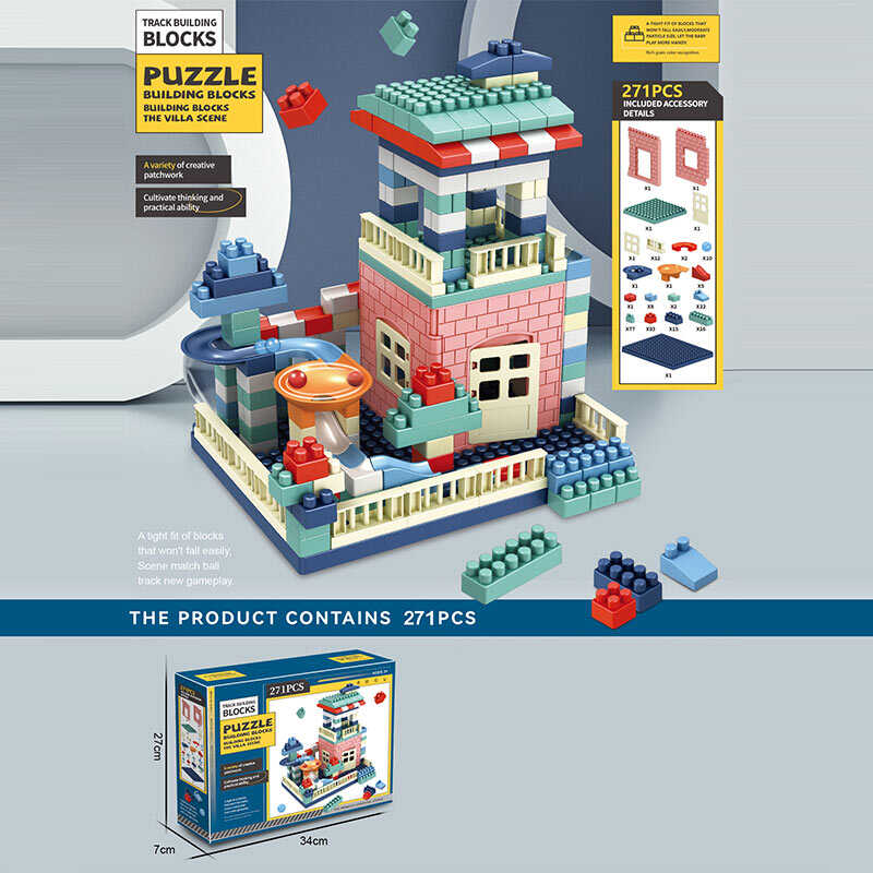 Конструктор 6621 A (36) 271 деталь, великі деталі, в коробці