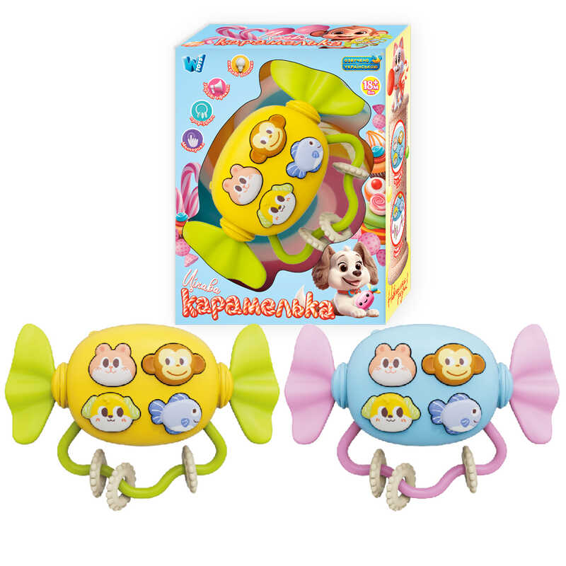 Музичне брязкальце 14929 (60) "WToys", 3 види, ОЗВУЧ. УКР. МОВОЮ, казки, пісні, віршики, прорізувачі, намистинки, в коробці,ВИДАЄТЬСЯ МІКс