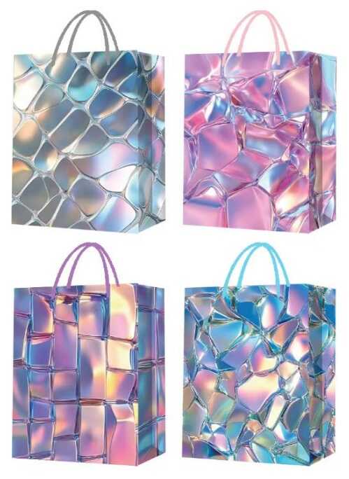 Пакет подарунковий C 75665 (480) СЕРЕДНІЙ, ВИДАЄТЬСЯ ТІЛЬКИ МІКС ВИДІВ