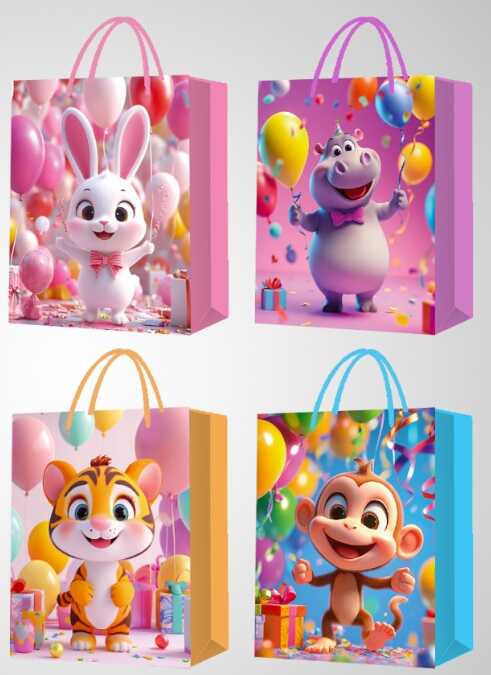 Пакет подарунковий C 75674 (720) МАЛЕНЬКИЙ, ВИДАЄТЬСЯ ТІЛЬКИ МІКС ВИДІВ