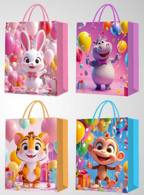 Пакет подарунковий C 75675 (480) СЕРЕДНІЙ, ВИДАЄТЬСЯ ТІЛЬКИ МІКС ВИДІВ