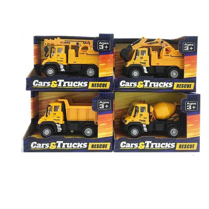 Спецтехніка 998-62 E (96/2) 4 види, інерція, підсвічування, звуки, рухомі елементи, в коробці, ВИДАЄТЬСЯ ТІЛЬКИ МІКС ВИДІВ