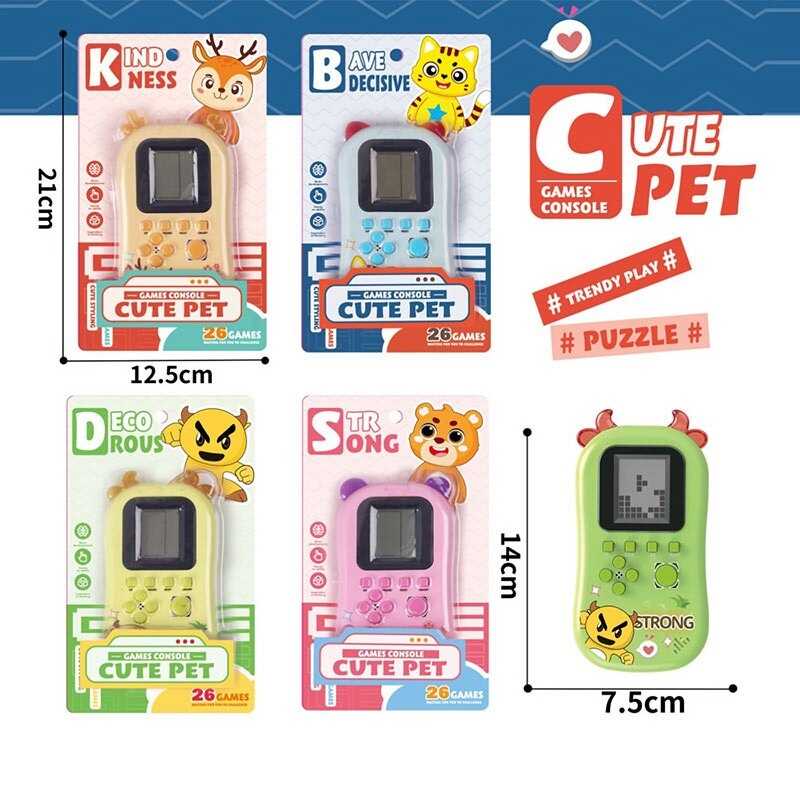 Тетрис 1601-1 (192/2) регулювання гучності, класичні ігри, звук, на батарейках, рівні складності, на листі, ВИДАЄТЬСЯ ТІЛЬКИ МІКС ВИДІВ