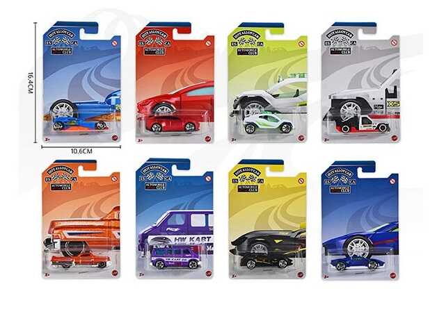 Машинка 8801 C (480/2) металопластиковий корпус, на листі, ВИДАЄТЬСЯ ТІЛЬКИ МІКС ВИДІВ