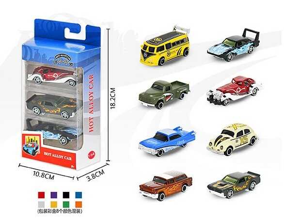 Набір машин 8803 G (192/2) 3 машинки, металопластик, в коробці