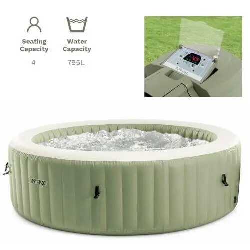 Intex Надувний джакузі-СПА 28426 NP (1) 196x71см, чотиримісний, об`єм 795 л, в коробці