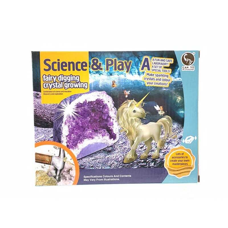 Вирощування кристалів та розкопки 228 D (36/2) реактиви для вирощування кристалів, мисочка, мірний стакан, інструменти, в коробці