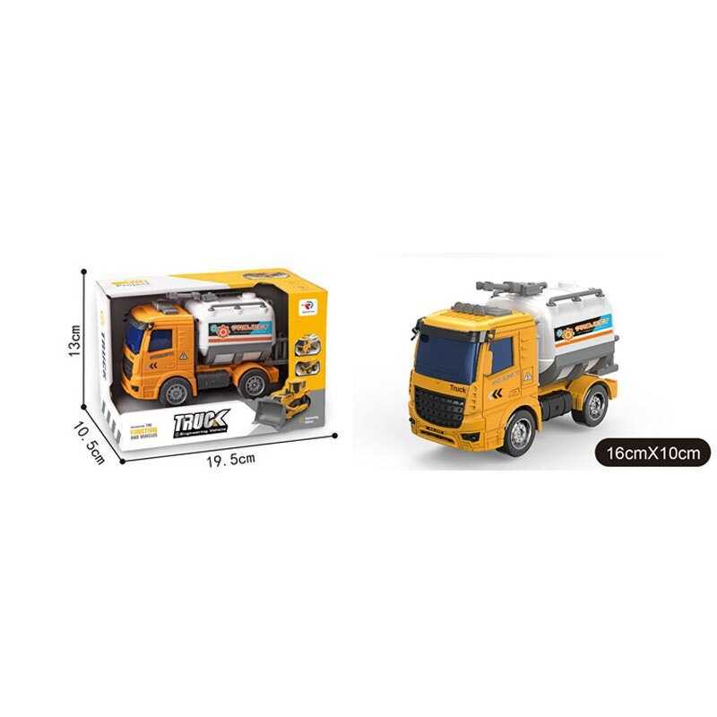 Спецтехніка RL 589-11 G 3 (96/2) "Автоцистерна", інерційний механізм, довжина 16 см, гумові колеса, рухомі елементи, в коробці