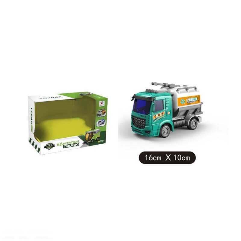 Спецтехніка RL 589-13 G 4 (96/2) "Автоцистерна", інерційний механізм, довжина 16 см, гумові колеса, рухомі елементи, в коробці