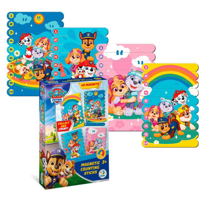 гр Магнітні палички для рахування "Дружба зростає" 200653 (24) "DoDo", 40 магнітних елементів, в коробці