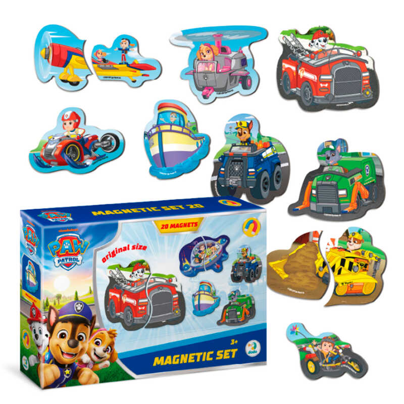 гр Набір магнітів "Дорожні пригоди" 200667 (32) "DoDo", 20 магнітів, в коробці