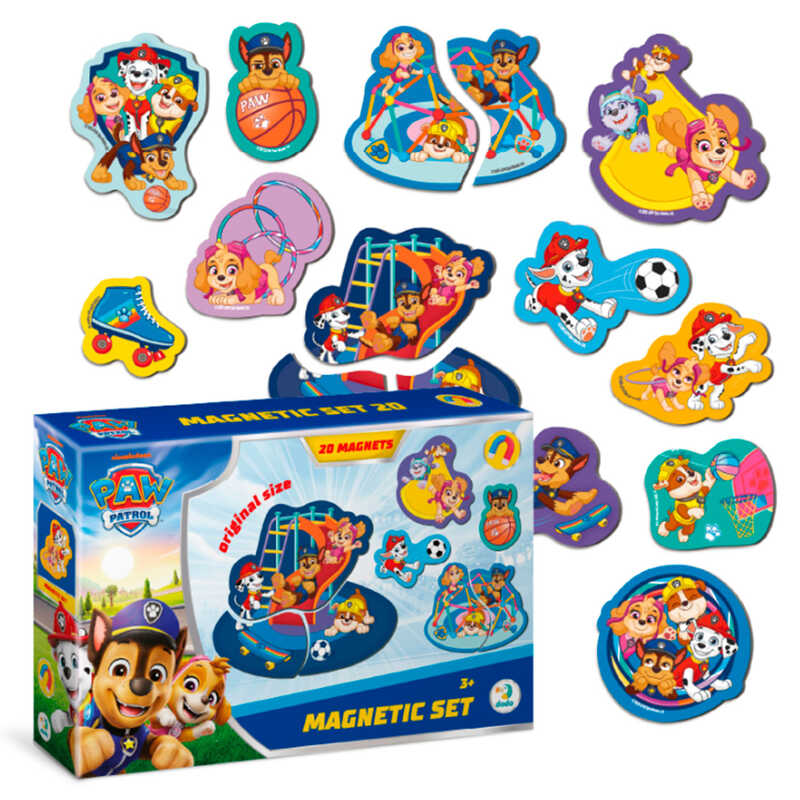 гр Набір магнітів "Ігровий майданчик" 200668 (32) "DoDo", 20 магнітів, в коробці