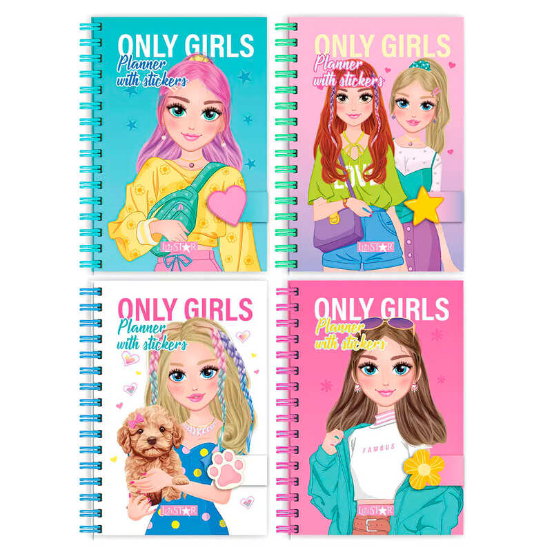 гр Блокнот для дівчаток "Only Girls Planner" LS-01 (48) "Апельсин" ВИДАЄТЬСЯ МІКС ВИДІВ