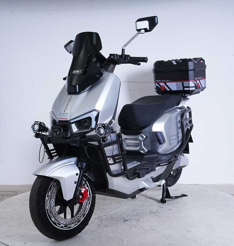 Електричний мопед Tailg F-73/B03 (1) + ЗАХИСНИЙ БАМПЕР, двигун 2000W, акумулятор графеновий 72V/35Ah, в коробці