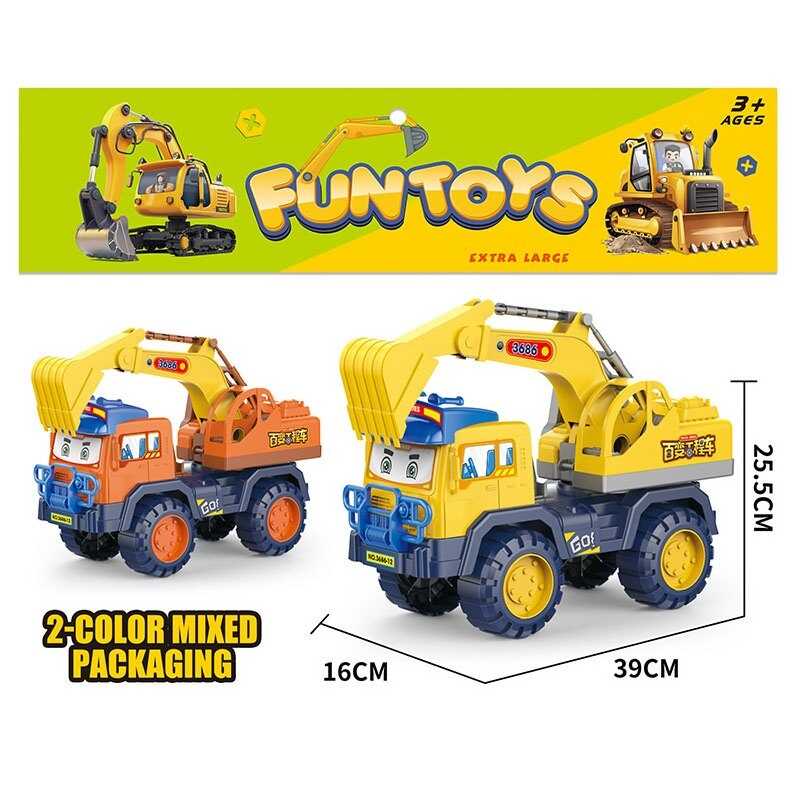 Спецтехніка 8612 (24/2) 2 кольори, 39х16х25,5 см, рухомі елементи, в пакеті