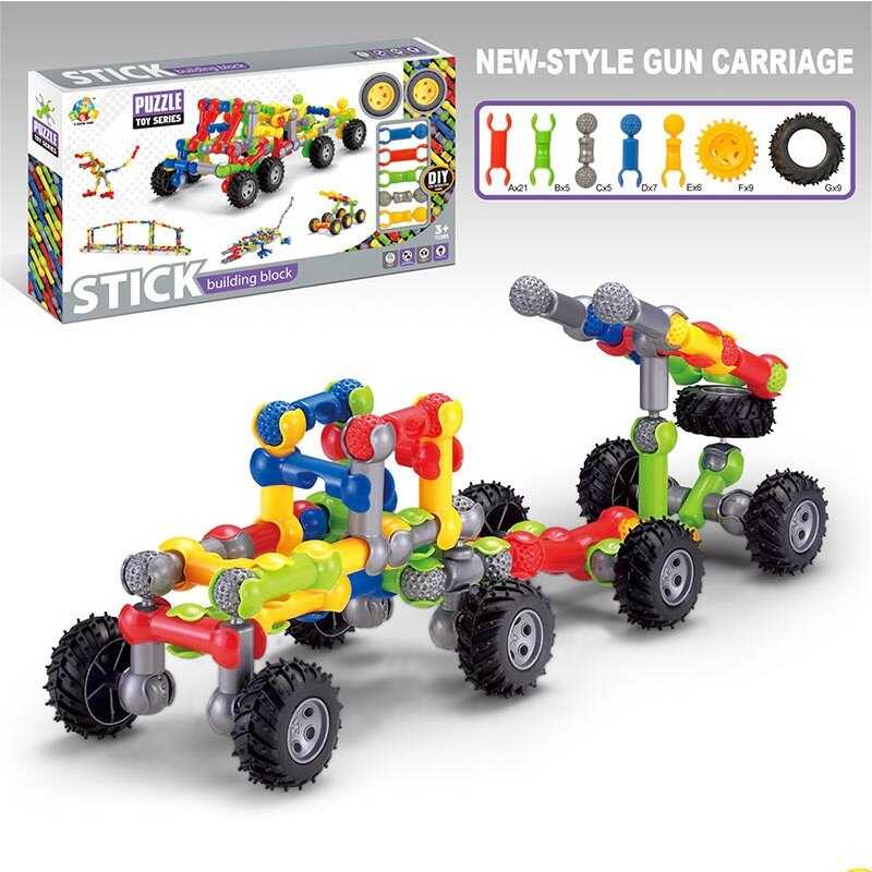 Конструктор SY 8829 (24) шарнірний, 62 елементи, гумові шини, діаметр коліс 5 см, в коробці