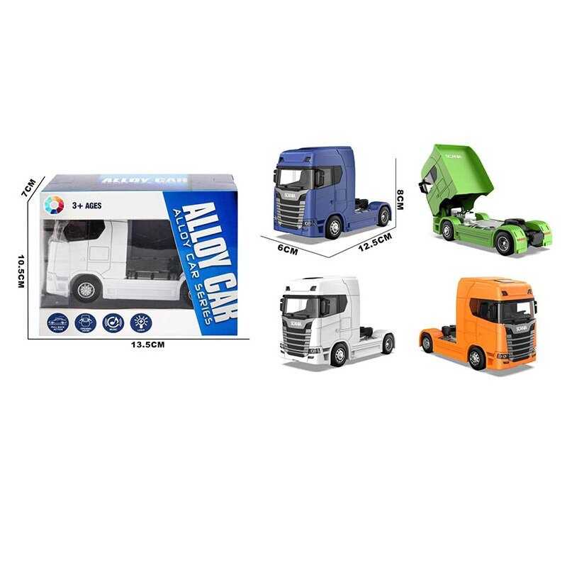 Трейлер JS 1081 A (240/2) металопластик, інерція, звуки, підсвічування, в коробці