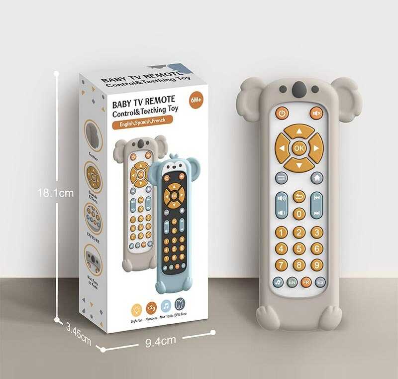 Пульт TT 607 (96) звуки, мелодії, озвучення цифр англійською, іспанською та французькою мовою, підсвічування, гумовий чохол, в коробці