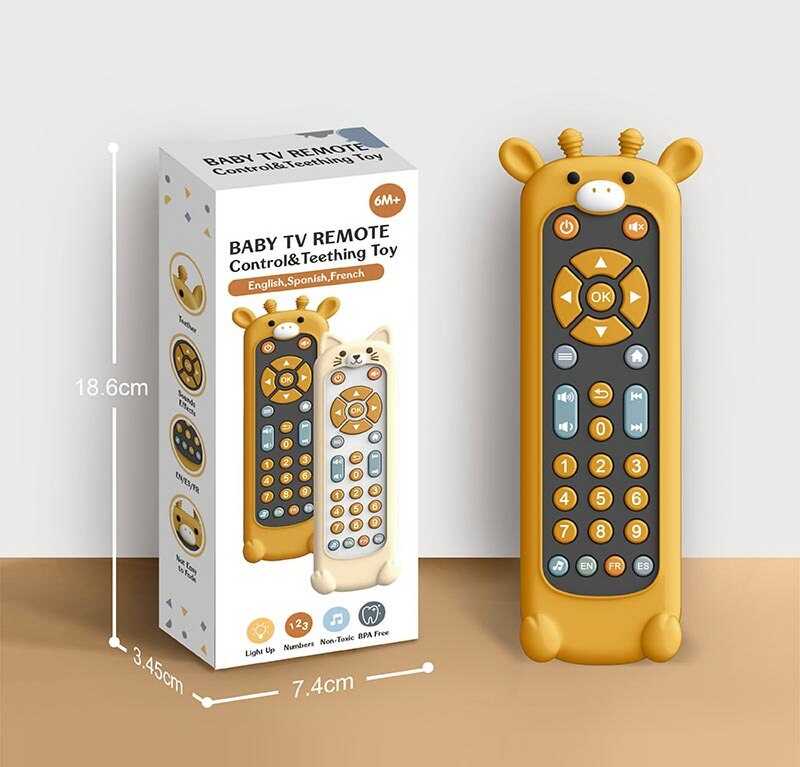 Пульт TT 609 (96) звуки, мелодії, озвучення цифр англійською, іспанською та французькою мовою, підсвічування, гумовий чохол, в коробці