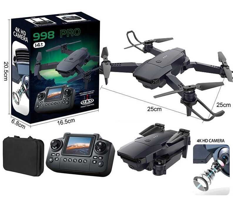 Квадрокоптер 998 PRO (36) в коробці