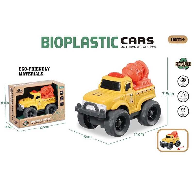 Машинка 933-903 M (240/2) 11х6х7,5 см, біопластик, в коробці