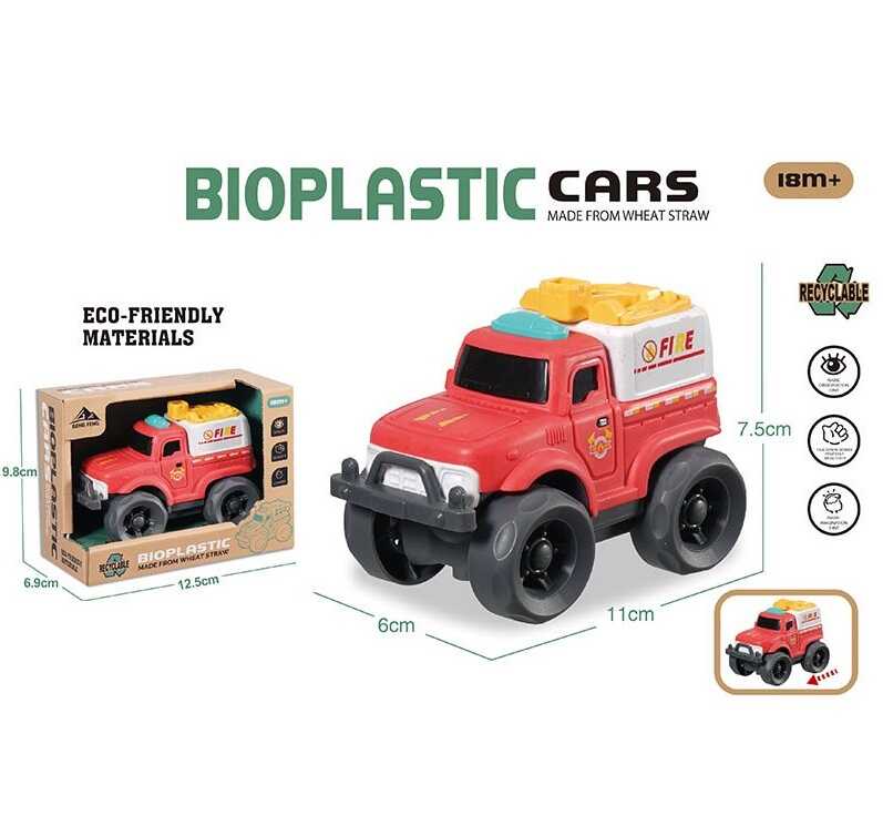 Машинка 933-906 M (240/2) 11х6х7,5 см, біопластик, в коробці