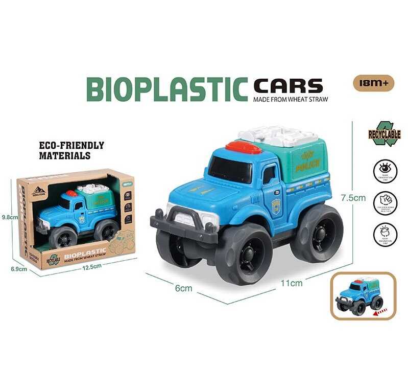 Машинка 933-907 M (240/2) 11х6х7,5 см, біопластик, в коробці